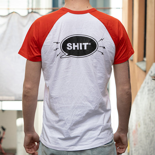 SHIT® TB 21 T-shirt, White/Red