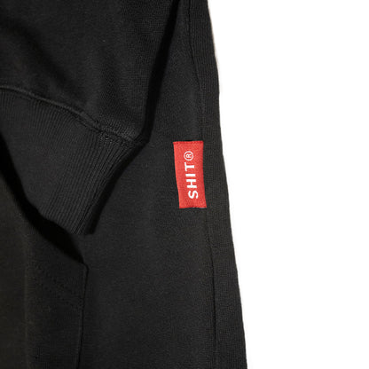 SHIT® BASIC HOODIE BLACK