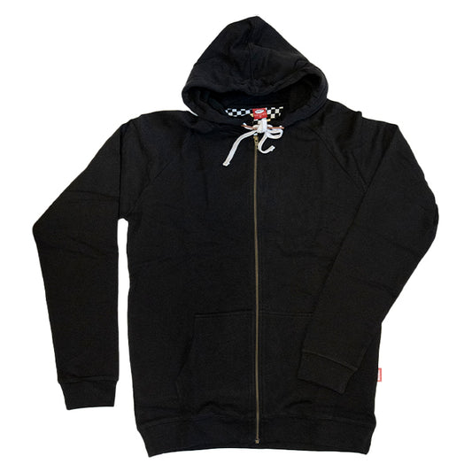SHIT® BASIC ZIP-HOODIE BLACK