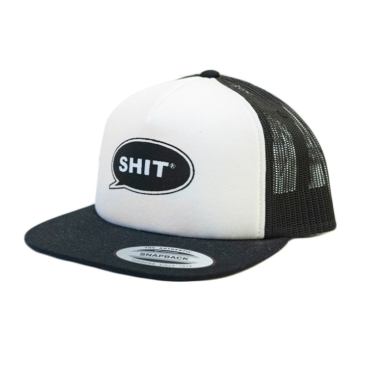 SHIT® - BUBBLE LOGO TRUCKER CAP BLK