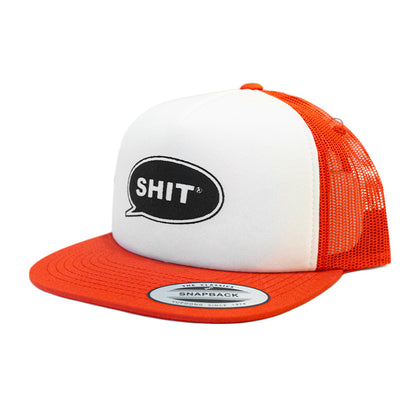 SHIT® - BUBBLE LOGO TRUCKER CAP RED