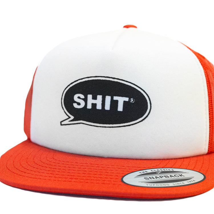 SHIT® - BUBBLE LOGO TRUCKER CAP RED