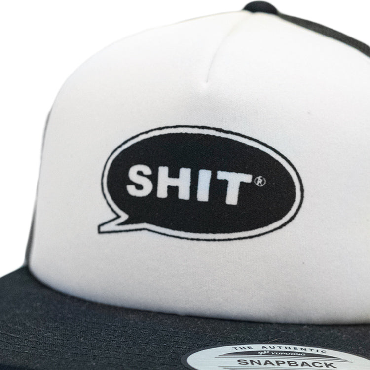 SHIT® - BUBBLE LOGO TRUCKER CAP BLK