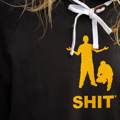 SHIT® OG PERSONS HOODIE BLACK / ORANGE