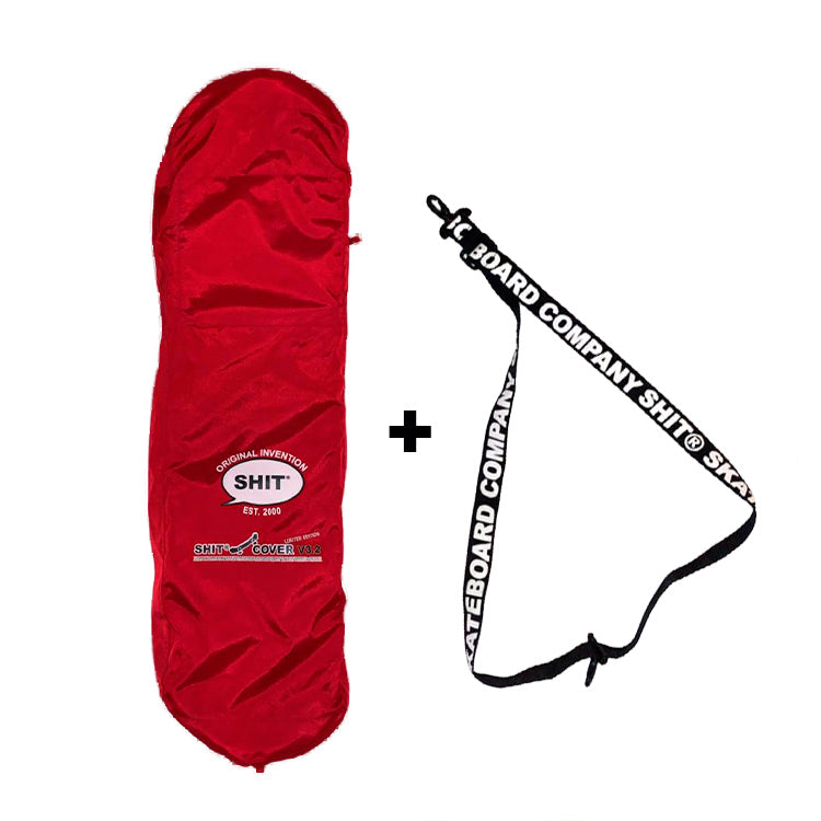 SHIT® COVER, V3.2, LIMITED EDITION (RED) + CARRYING STRAP