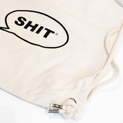 SHIT® SHOE BAG CANVAS NATURAL