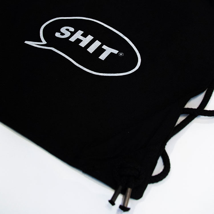 SHIT® SHOE BAG CANVAS BLK