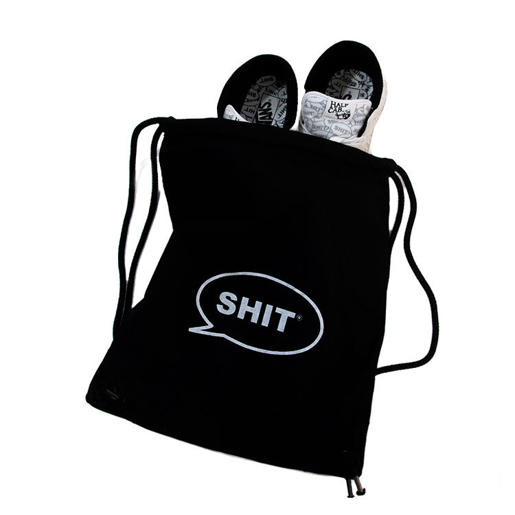 SHIT® SHOE BAG CANVAS BLK