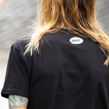 SHIT® T-SHIRT SSC LOGO BLACK / RED
