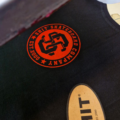 SHIT® T-SHIRT SSC LOGO BLACK / RED