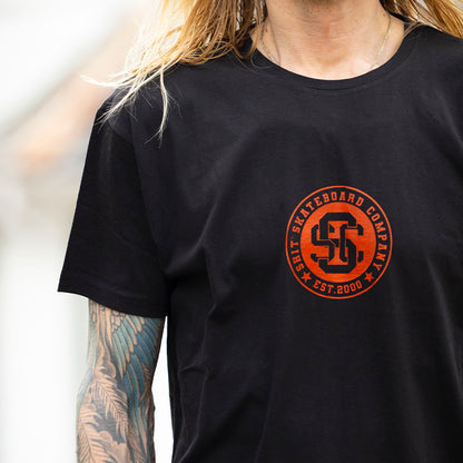 SHIT® T-SHIRT SSC LOGO BLACK / RED