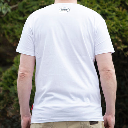SHIT® T-SHIRT SSC LOGO WHITE / GOLD