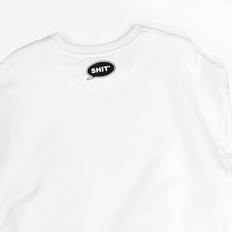 Sweatshirt, SHIT® TB Chest, White