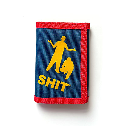 SHIT® CLASSIC PERSONS LOGO WALLET (BLUE)