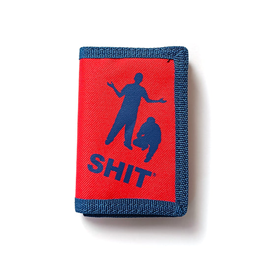 SHIT® CLASSIC PERSONS LOGO WALLET (RED)