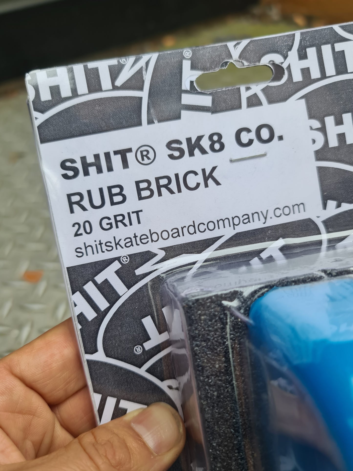 SHIT® RUB BRICK - 20 GRIT, BLUE