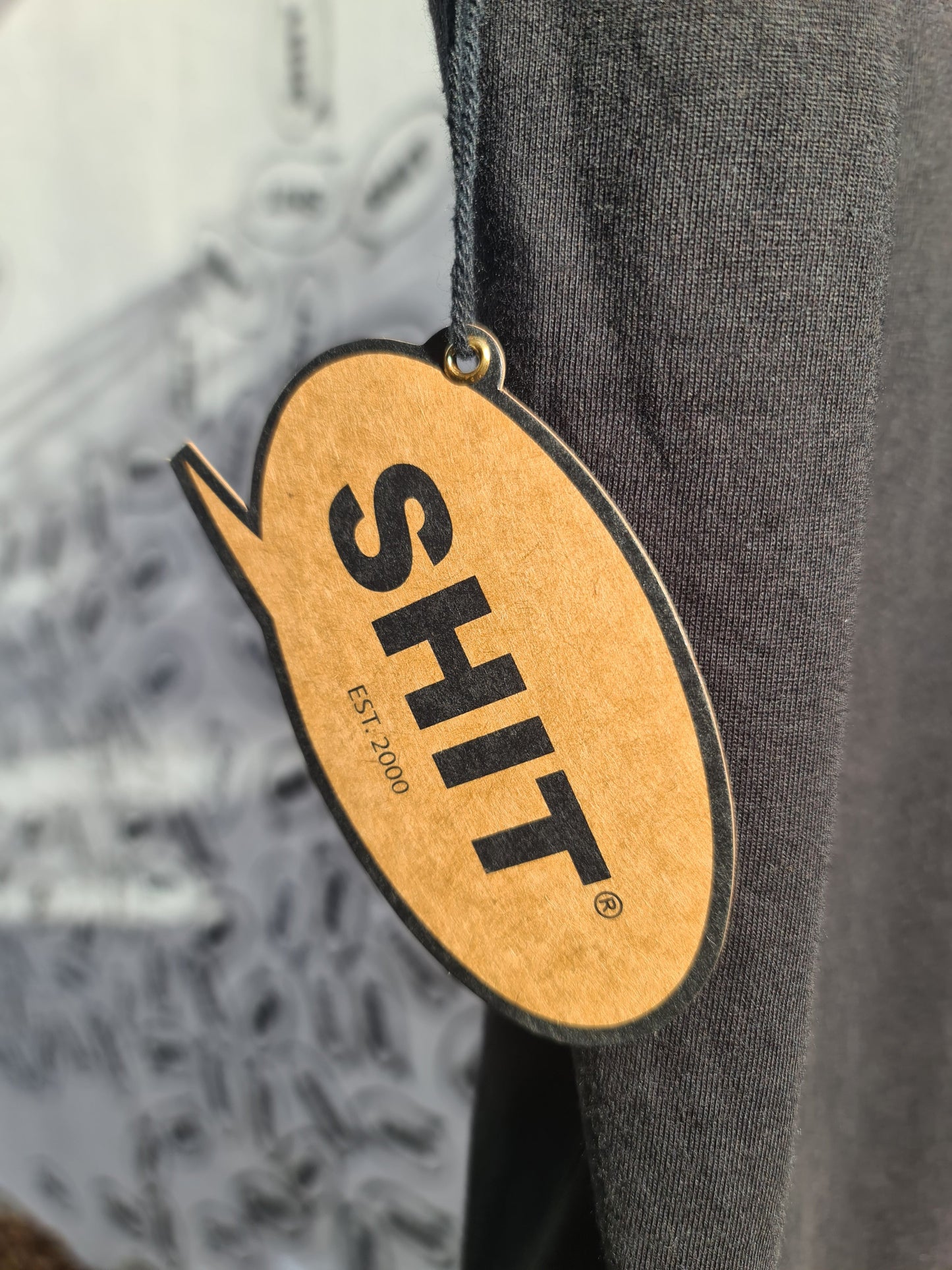 SHIT® T-shirt, TB Chest, Black