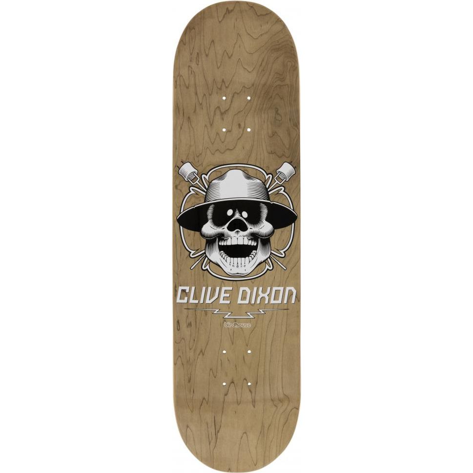 Birdhouse Pro Deck Dixon Skull Grey 8.5 IN