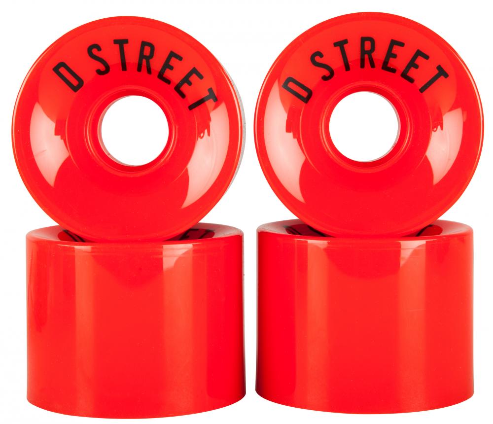 59MM SOFT 78A CRUISER WHEELS - RED