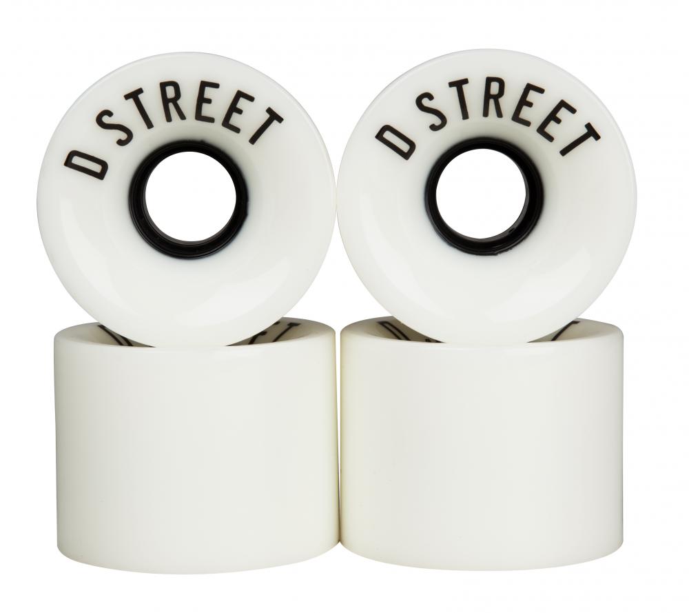 59MM SOFT 78A CRUISER WHEELS - WHITE