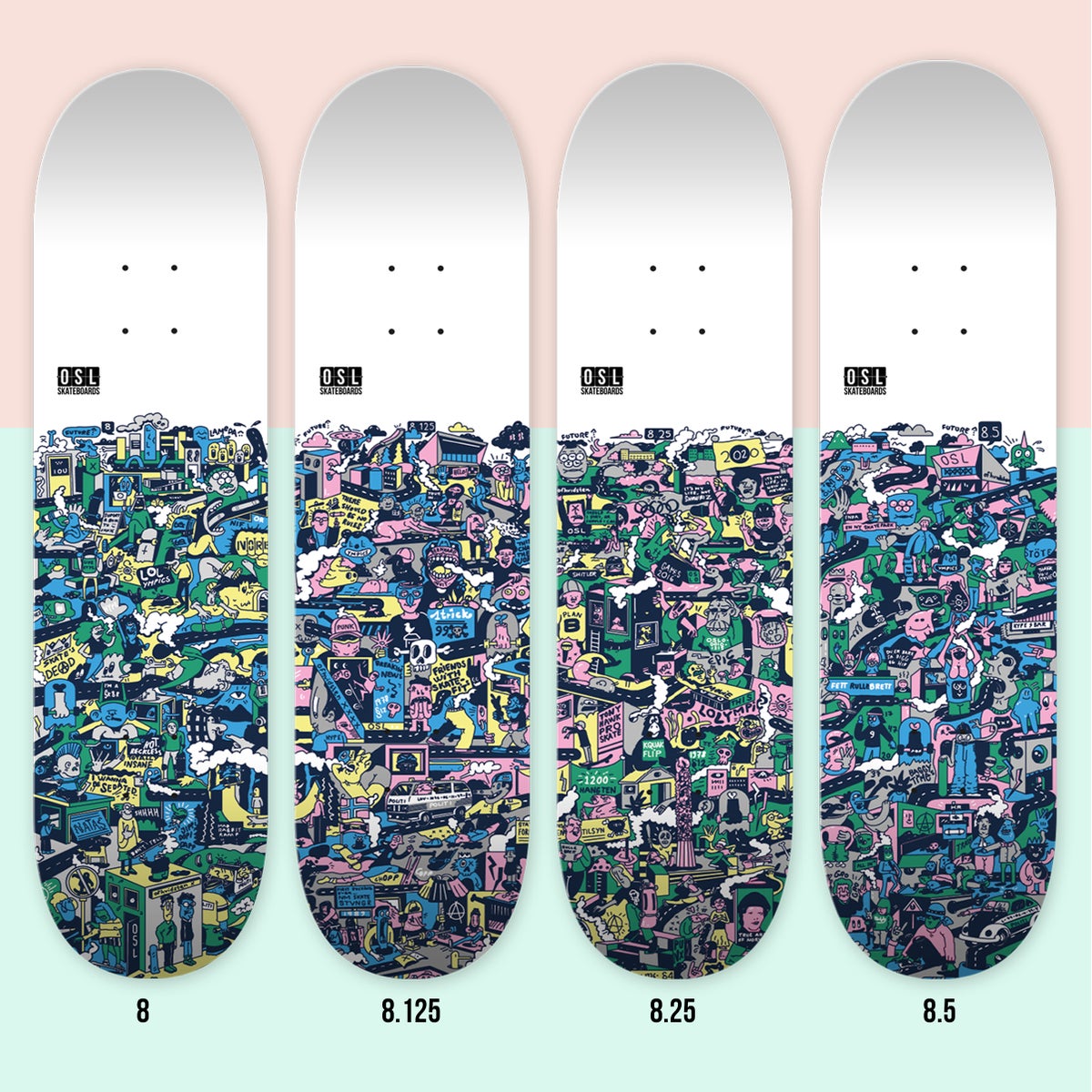 OSL SKATEBOARD DECKS