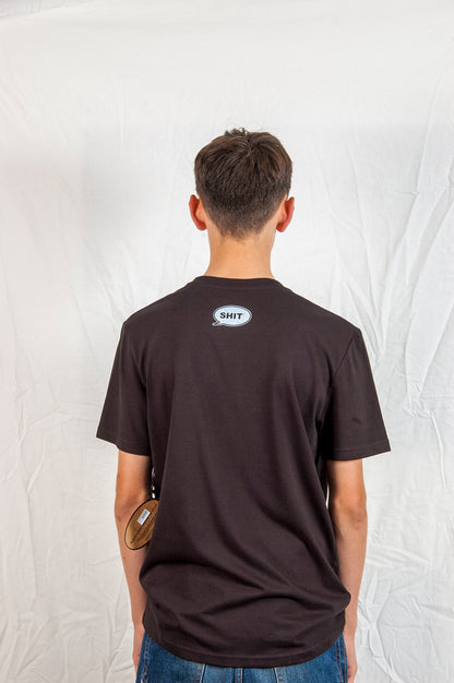 SHIT® T-shirt, OG PERSONS LOGO, Black