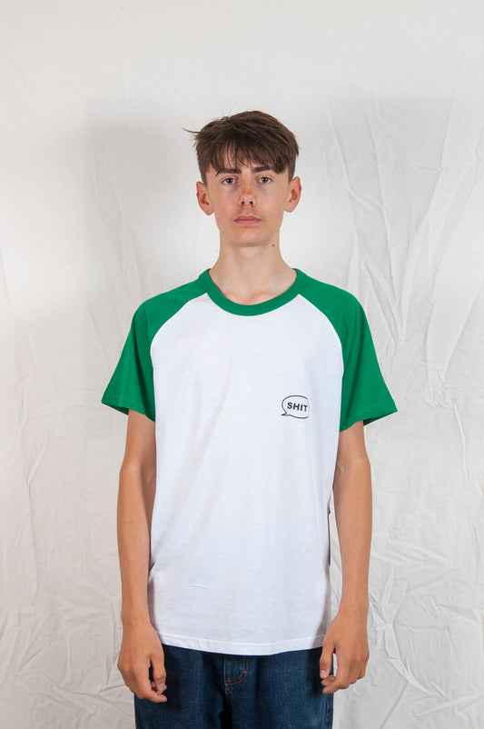 SHIT® TB 21 T-shirt, White/Green