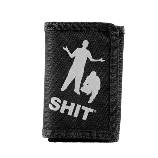 SHIT® CLASSIC PERSONS LOGO WALLET (BLACK) - [product_type] - SHIT® SKATEBOARD COMPANY - SHIT® SKATEBOARD COMPANY