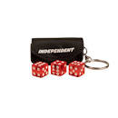 Independent Accessories BTG Shear Roll Em' Dice Set Black/Red O/S ADULT