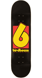 Birdhouse Logo Deck Giant B Black 8.25 IN