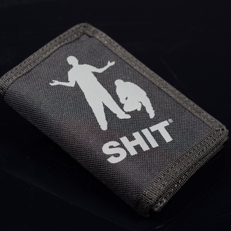SHIT® CLASSIC PERSONS LOGO WALLET (BLACK)